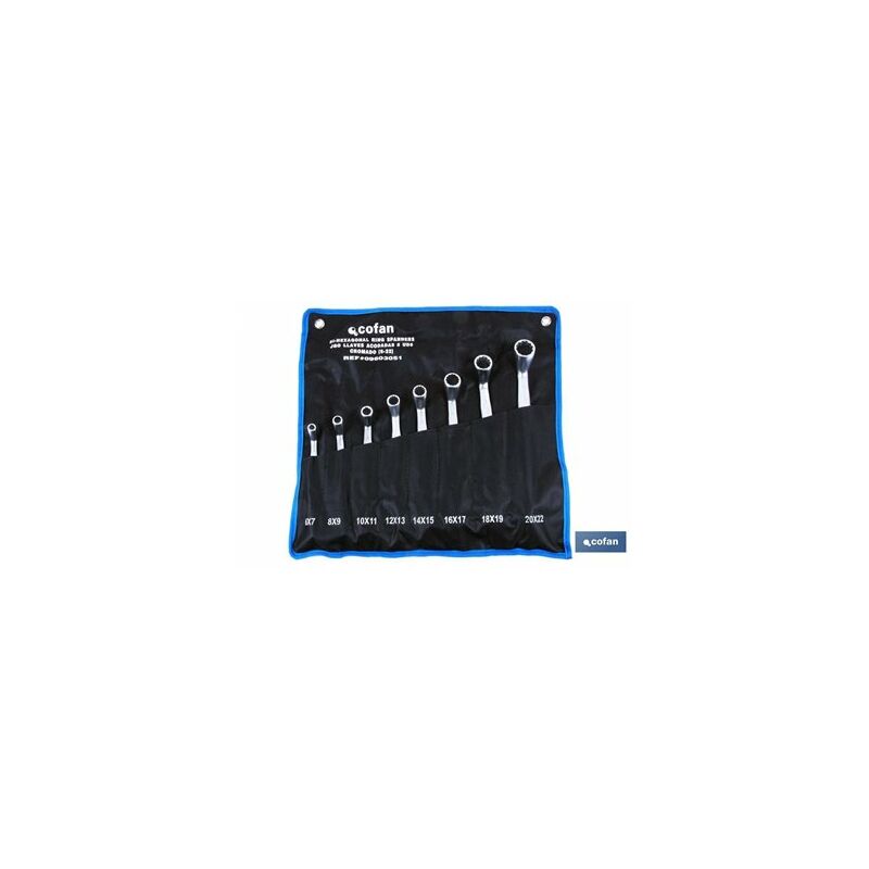 foto del prodotto set 6 chiavi offset da 6 7 a 16 17