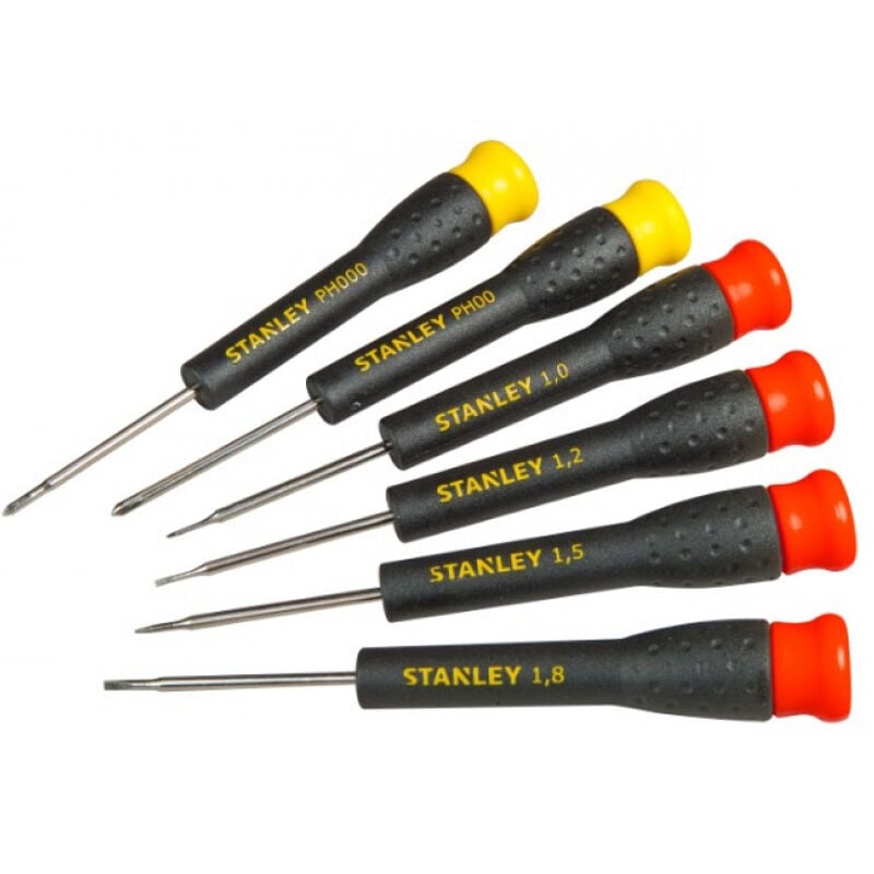 foto del prodotto set 6 giraviti di precisione stanley 62631