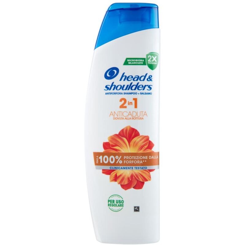 foto del prodotto set 6 head shoulders antiforfora shampoo balsamo 2in1 anticaduta 250 ml