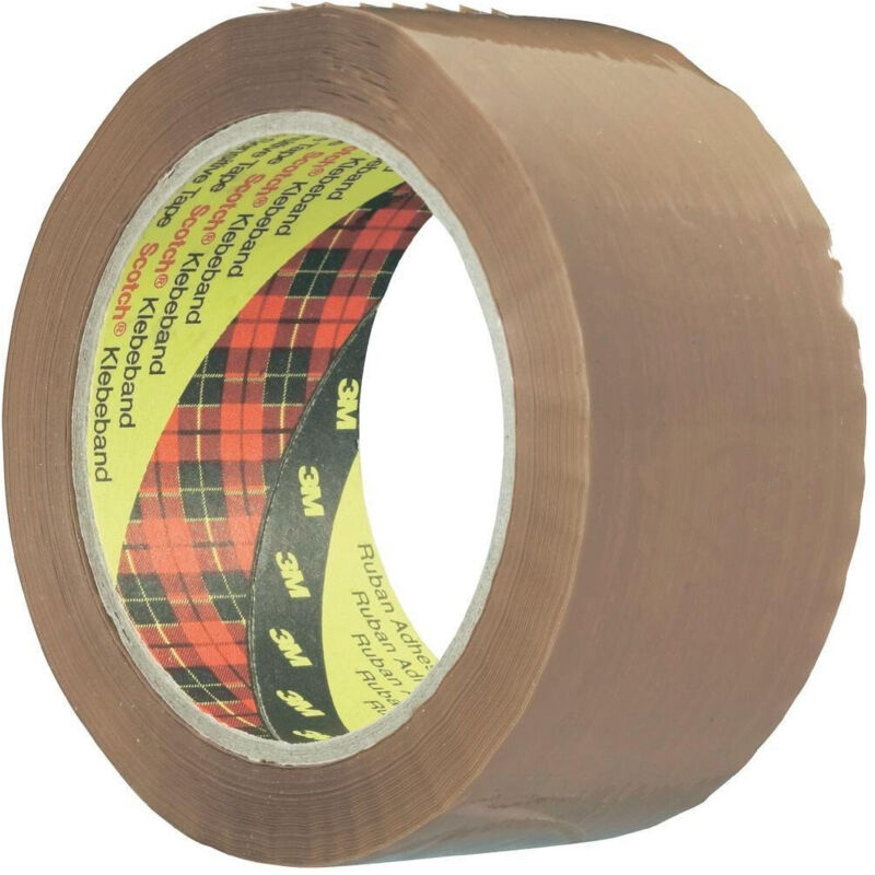 foto del prodotto set 6 pezzi nastro adesivo avana rotolo 4.8cm x 30 m da imballaggio scatole trade shop traesio