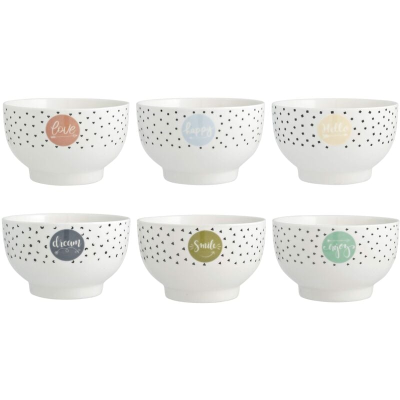 foto del prodotto set 6 scodelle enjoy assortite cc 550 - h h