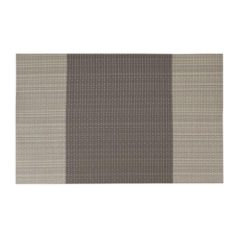 foto del prodotto set 6 tovagliette in pvc lavabili antiscivolo ecologiche, 30 x 45 cm righe caff 
