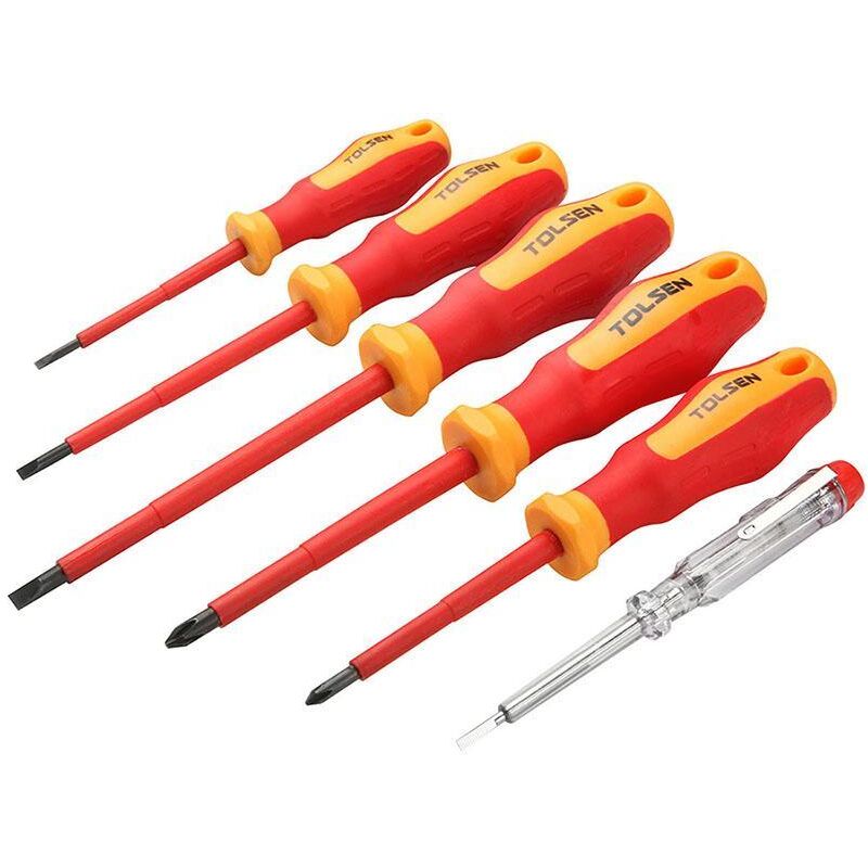 foto del prodotto set 6pz cacciaviti misti vde tolsen