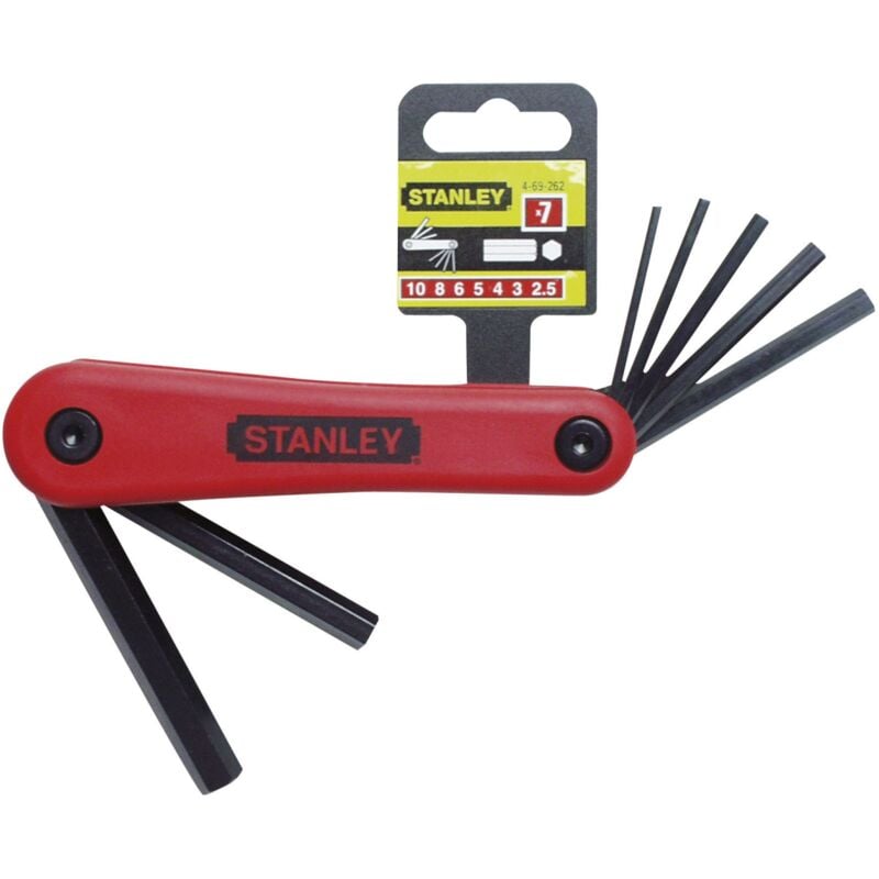 foto del prodotto set 7 chiavi maschio esagonale 469262 stanley