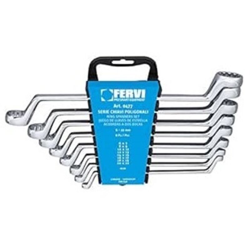 foto del prodotto set 8 chiavi poligonali 6-22 mm