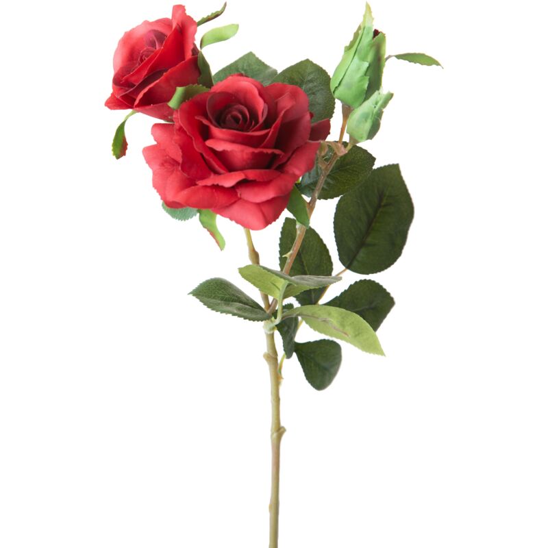 foto del prodotto set 8 rose artificiali real touch per 4 38 cm