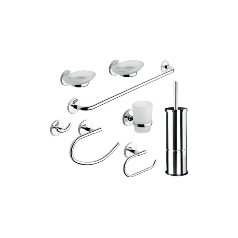 foto del prodotto set accessori bagno 8 pezzi