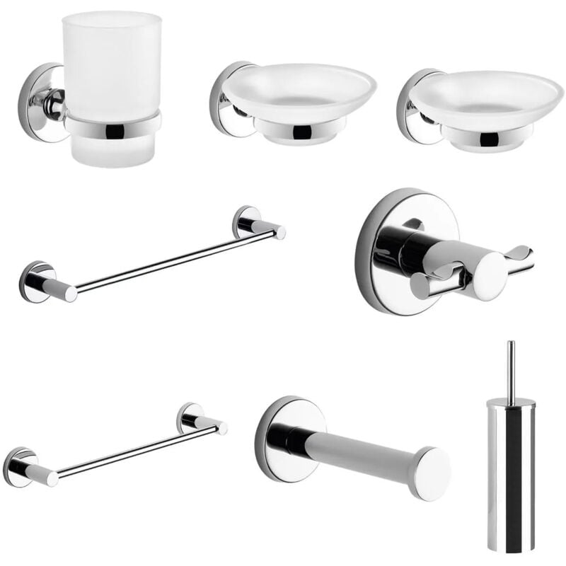 foto del prodotto set accessori bagno felce in ottone gedy