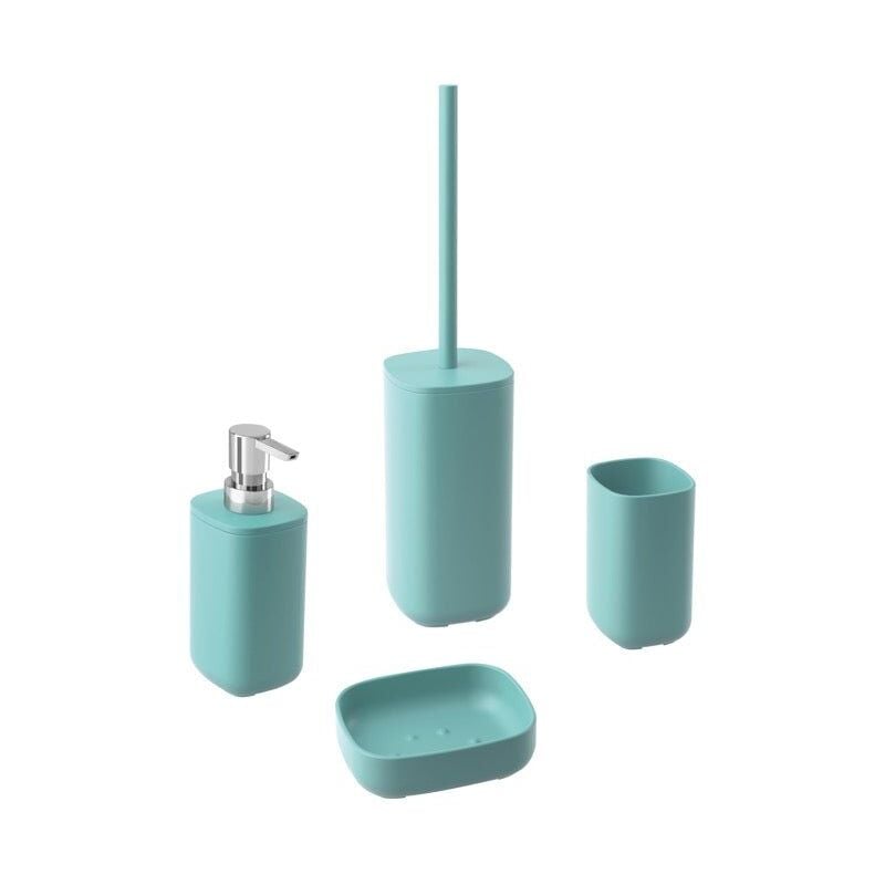 foto del prodotto set accessori bagno turchese