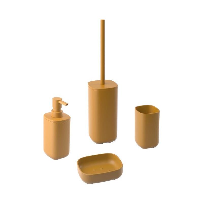 foto del prodotto set accessori bagno zafferano