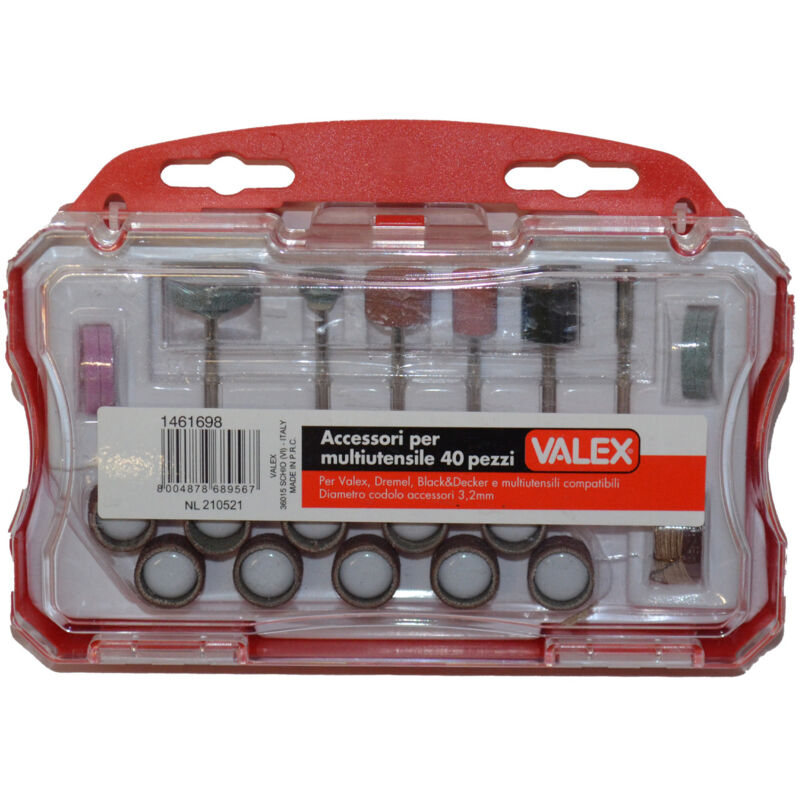 foto del prodotto set accessori valex per multiutensile 40 pezzi
