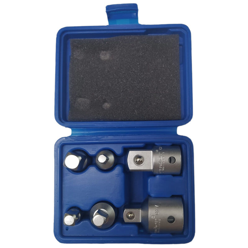 foto del prodotto set adattatori riduttori 6pz per bussole ad impatto chiavi utensili cr v condor