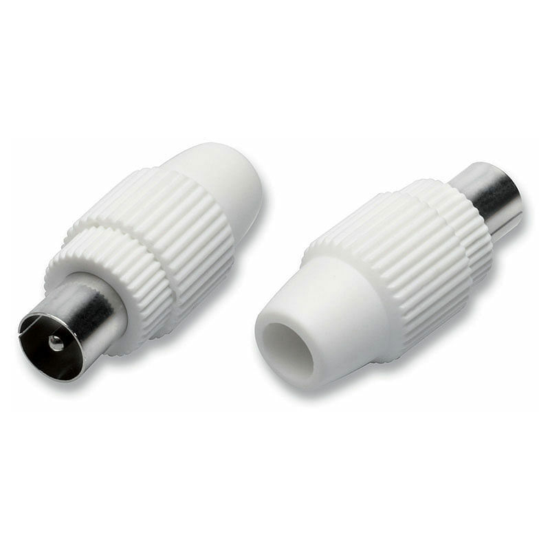 foto del prodotto set adattatori spina antenna coassiale tv