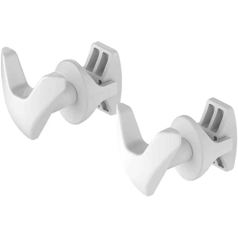 foto del prodotto set appendini doppi smart in abs bianco per scaldasalviette e termoarredo