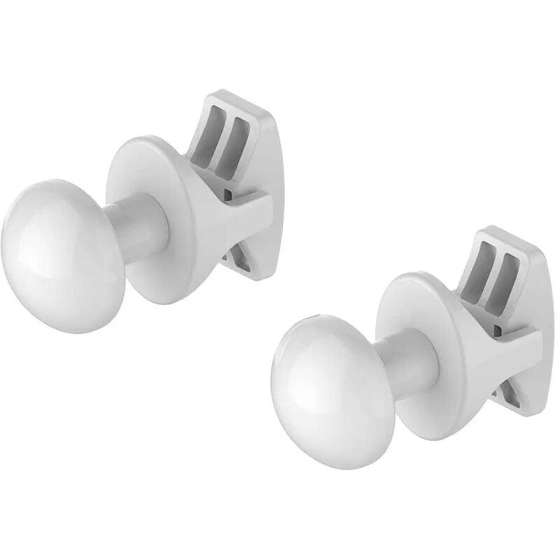 foto del prodotto set appendini smart in abs bianco per scaldasalviette e termoarredo