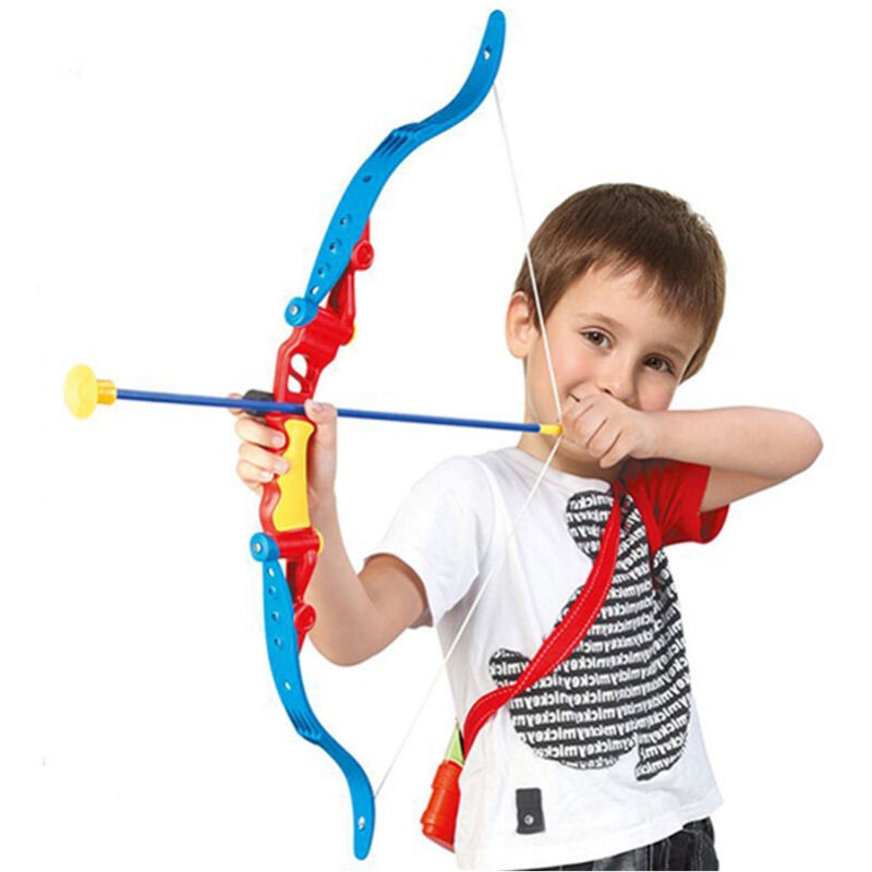 foto del prodotto set arciere per bambini tiro con arco 3 frecce con punte a ventosa gioco bambini trade shop traesio