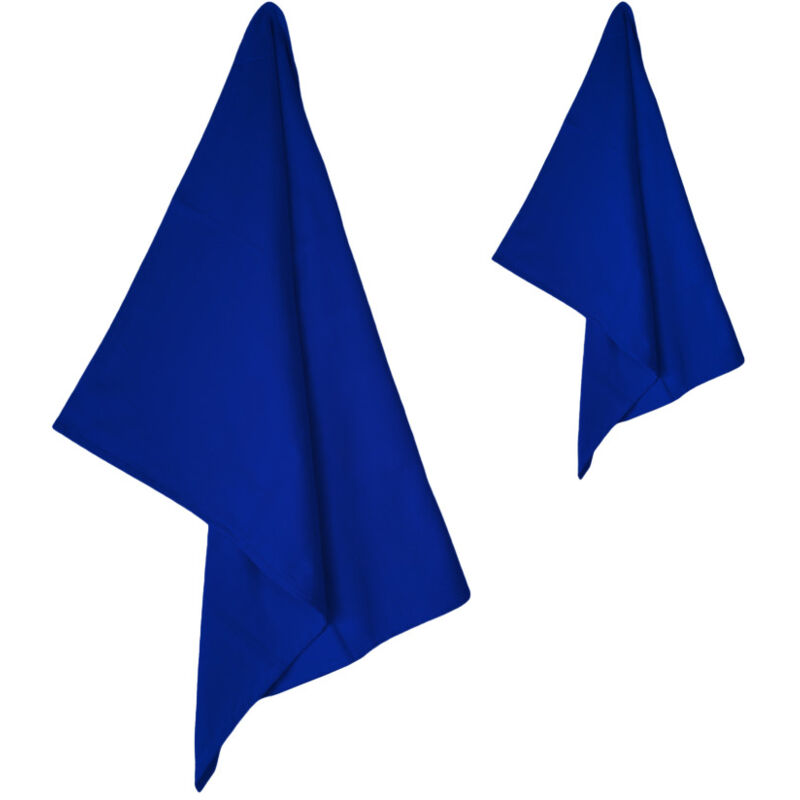 foto del prodotto set asciugamani microfibra 1 1 viso e ospite, ultra assorbenti, leggeri, asciugatura rapida per casa, palestra e viaggi bluette