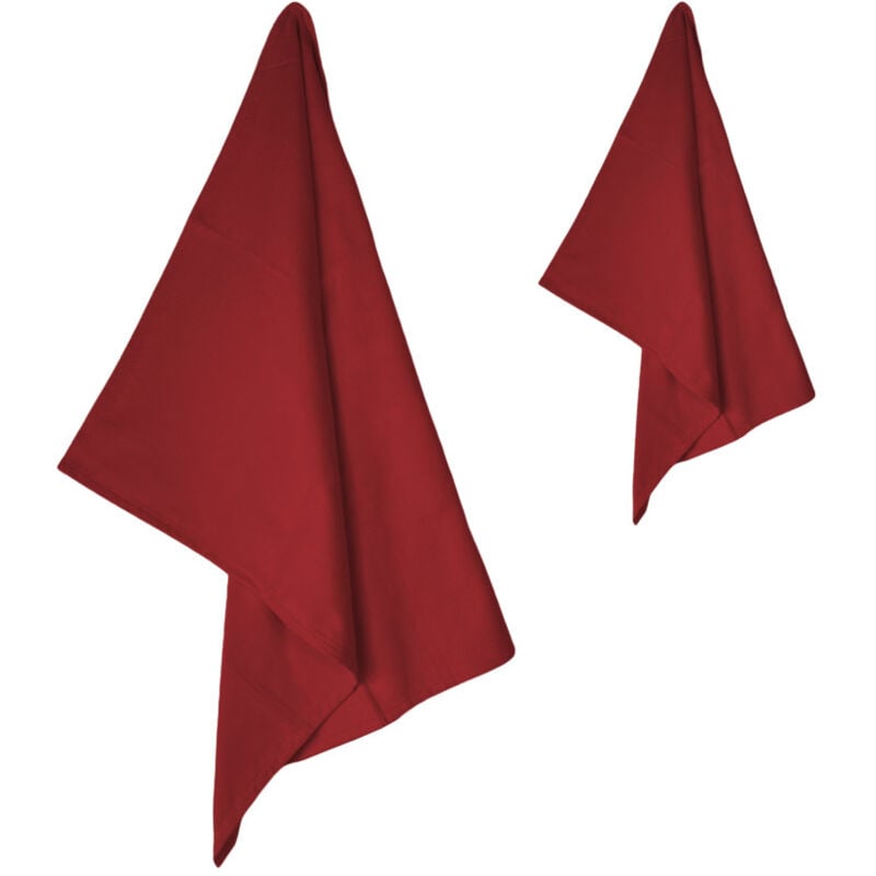 foto del prodotto set asciugamani microfibra 1 1 viso e ospite, ultra assorbenti, leggeri, asciugatura rapida per casa, palestra e viaggi rosso