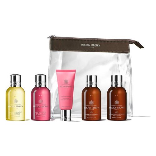 foto del prodotto set bagno molton brown the revived voyager body hair carry on bag 