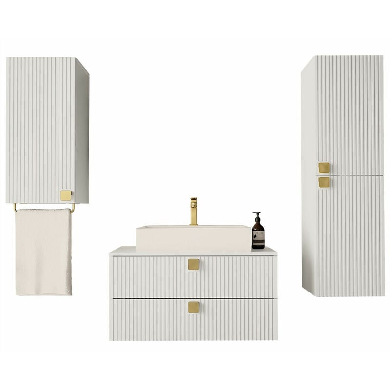 foto del prodotto set bagno orlvera 105, bianco