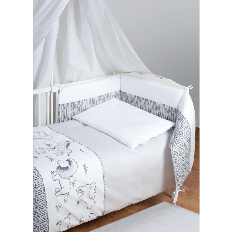 foto del prodotto set biancheria da letto 2 pezzi biancosafari