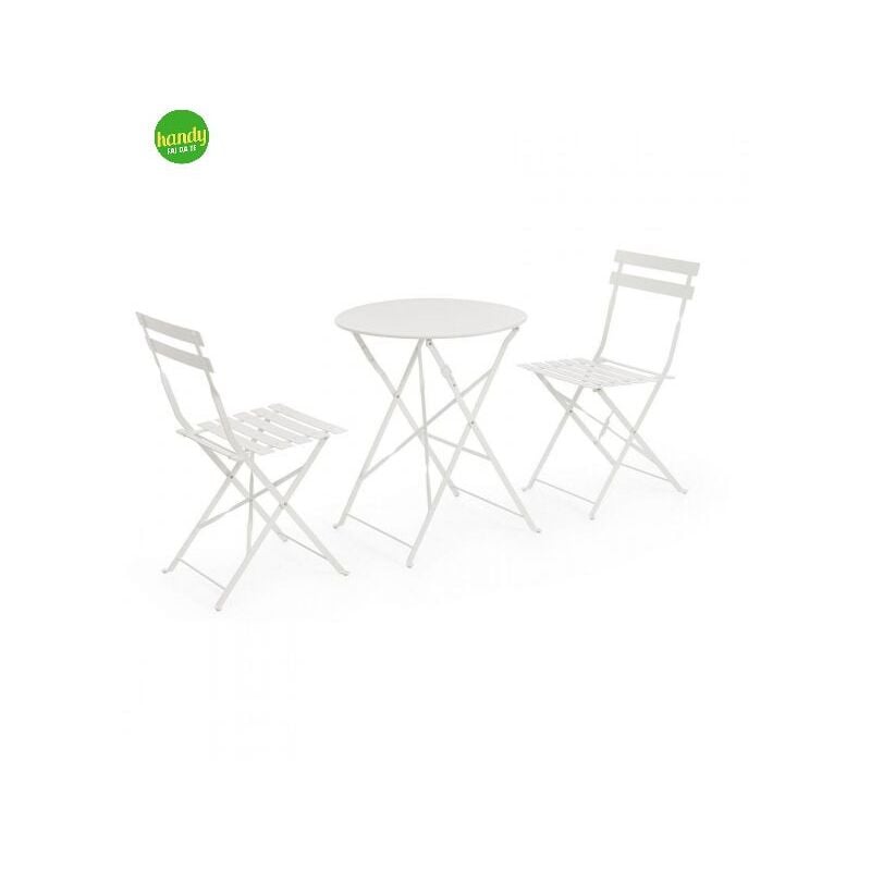foto del prodotto set bizzotto bistrot austin bianco