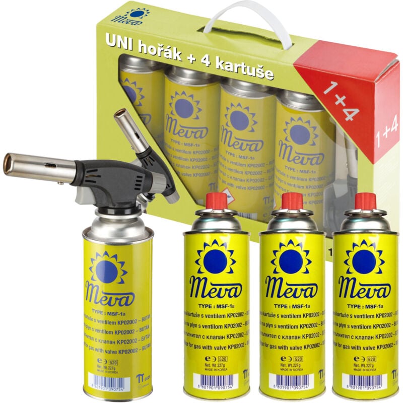 foto del prodotto set bruciatore a gas universale per ristorazione creme brulle 1kw