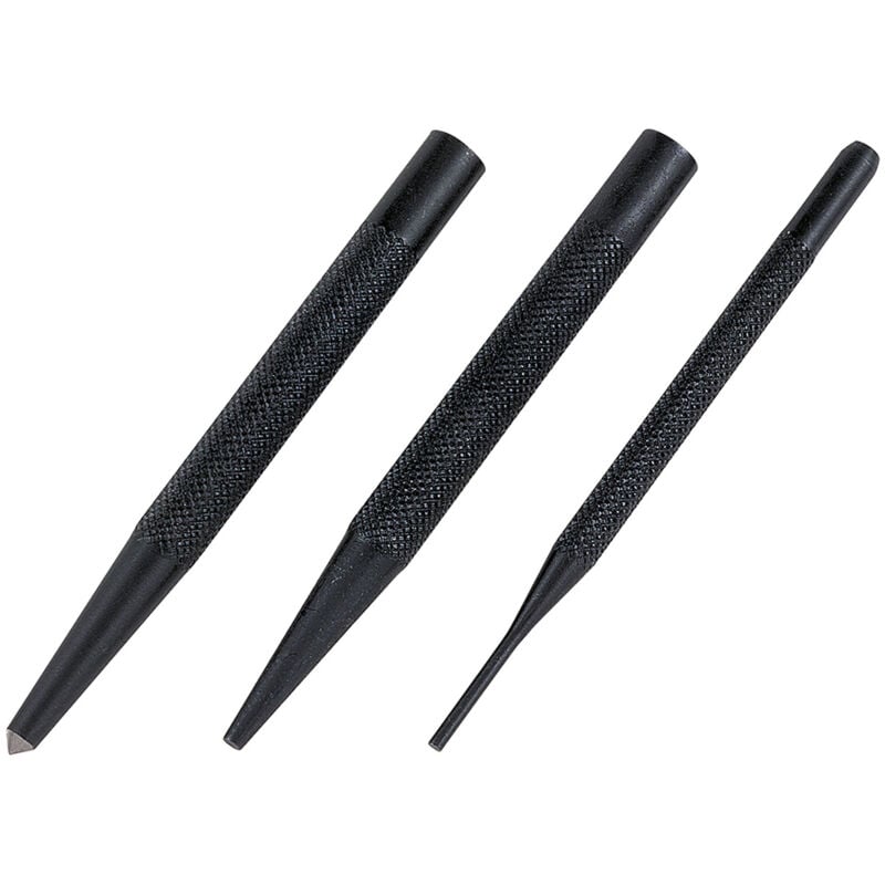 foto del prodotto set cacciaspine 3pz bulino punteruolo cacciaspine acciaio speciale ltf 62.00