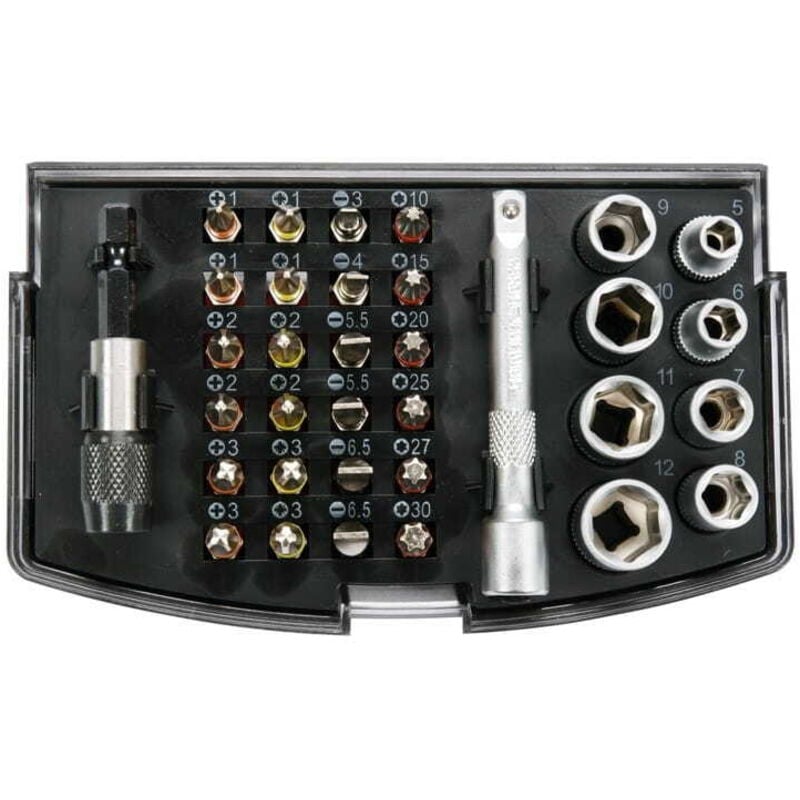 foto del prodotto set cacciavite e bussole 34 pezzi yt 04623 yato