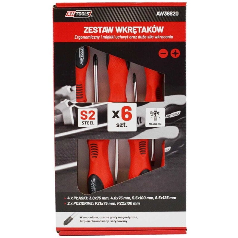 foto del prodotto set cacciaviti awtools s2 6 pz.