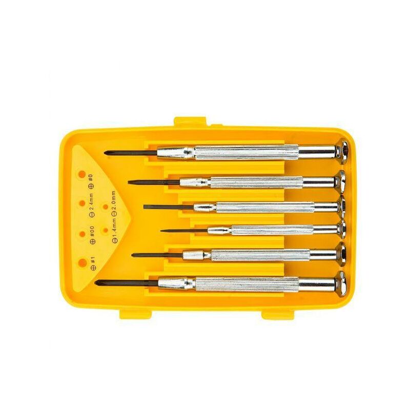 foto del prodotto set cacciaviti di precisione topex 6 pezzi, gto 39d559