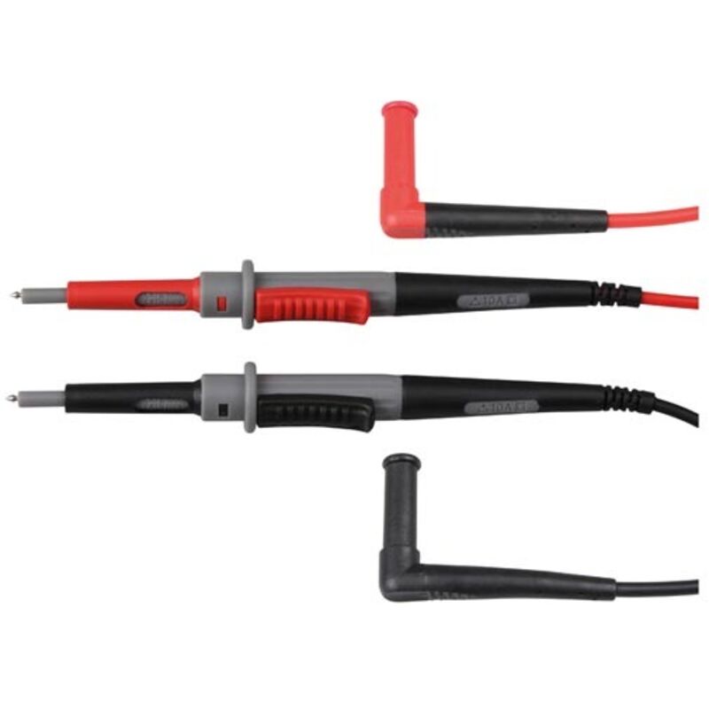 foto del prodotto set cavi di prova in silicone, cat iv - 10 a - 2 mm 4 mm - lunghezza 100 cm