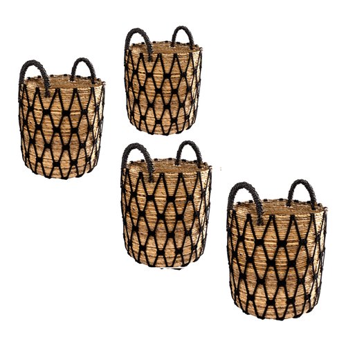foto del prodotto set ceste cipi cp904ba 8694 naturale e nero
