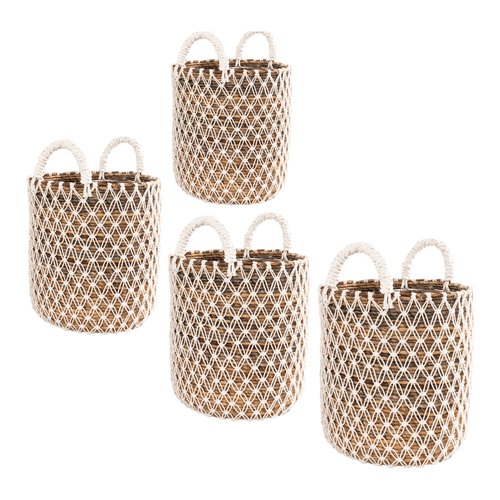 immagine 0 del prodotto set ceste cipi cp904ba 9462 m16 naturale e bianco