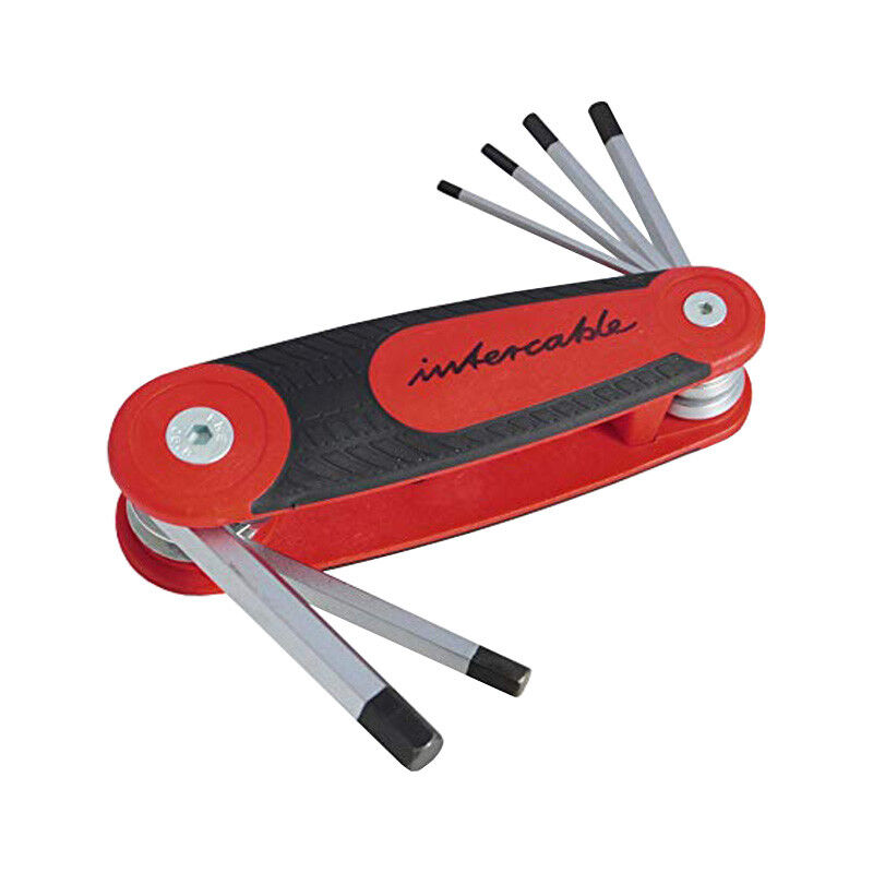 foto del prodotto set chiavi a brugola intercable rosso 7401002