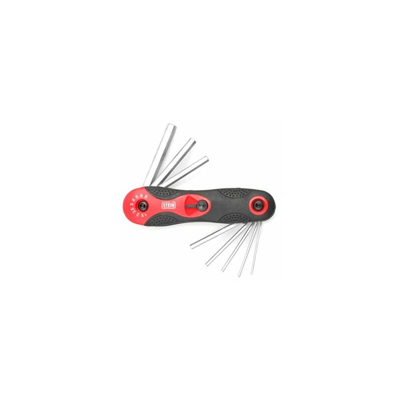 foto del prodotto set chiavi a brugola stein coltello cr v 8 pezzi