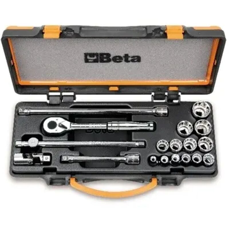 foto del prodotto set chiavi a bussola e accessori 3 8 beta 910as mbm c18 18