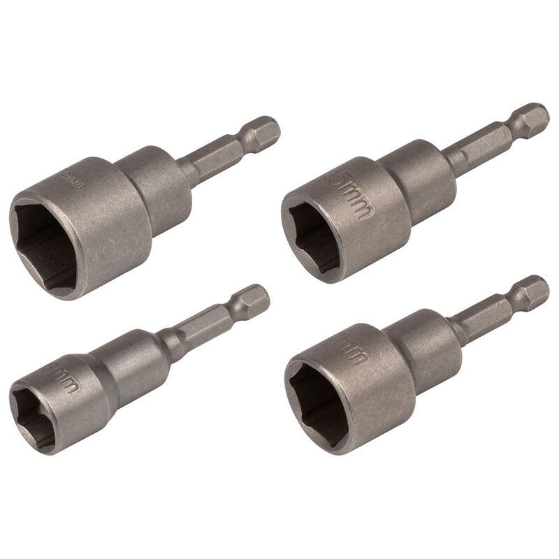 foto del prodotto set chiavi a bussole magnetiche trapano esagonali 4pz 13 15 17 19mm