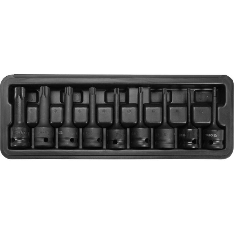 foto del prodotto set chiavi a impatto con gambo torx da 1 2 yt 10654 yato