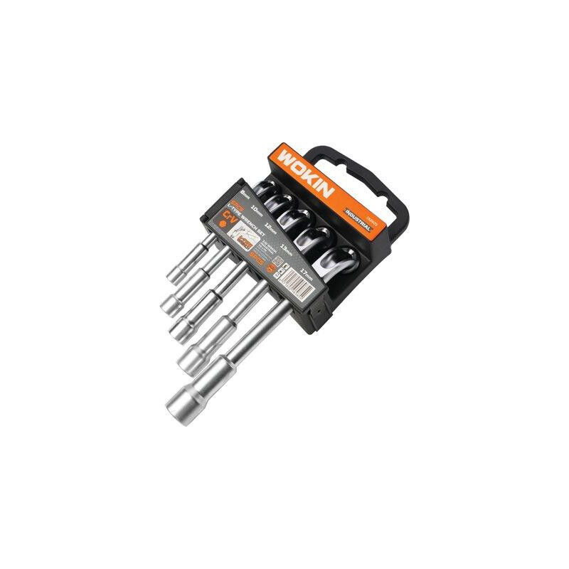 foto del prodotto set chiavi a pipa 152605 wokin mm 8 10 12 13 17