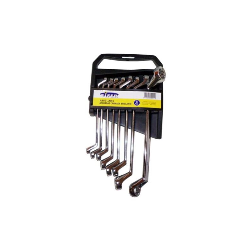 foto del prodotto set chiavi angolare cromate 8u sifer 6 22 bjt192 e 1529