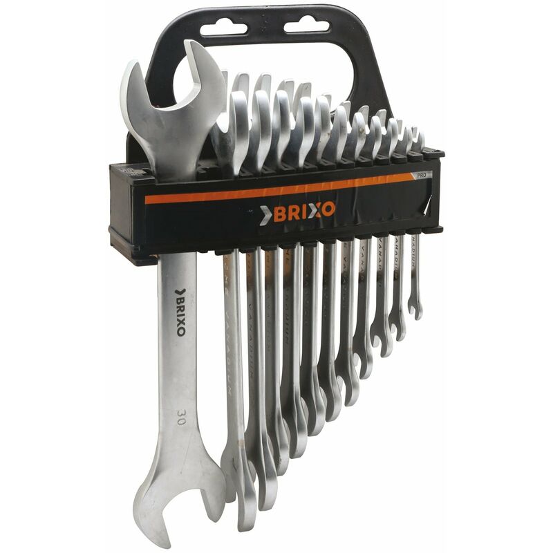 foto del prodotto set chiavi fisse combinate brixo da 6 a 17