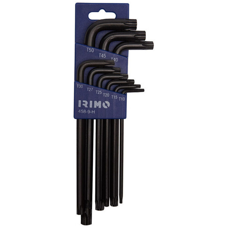 foto del prodotto set chiavi torx irimo 458 9 h 9 pezzi