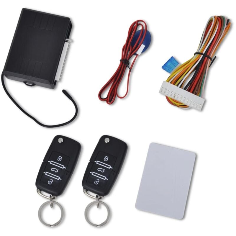 foto del prodotto set chiusura centralizzata auto a 2 chiavi remote vw skoda audi vidaxl