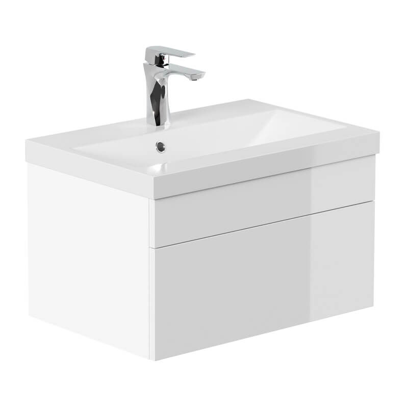 foto del prodotto set completo di mobili da bagno wangerooge made in germany colore bianco, taglia s home deluxe