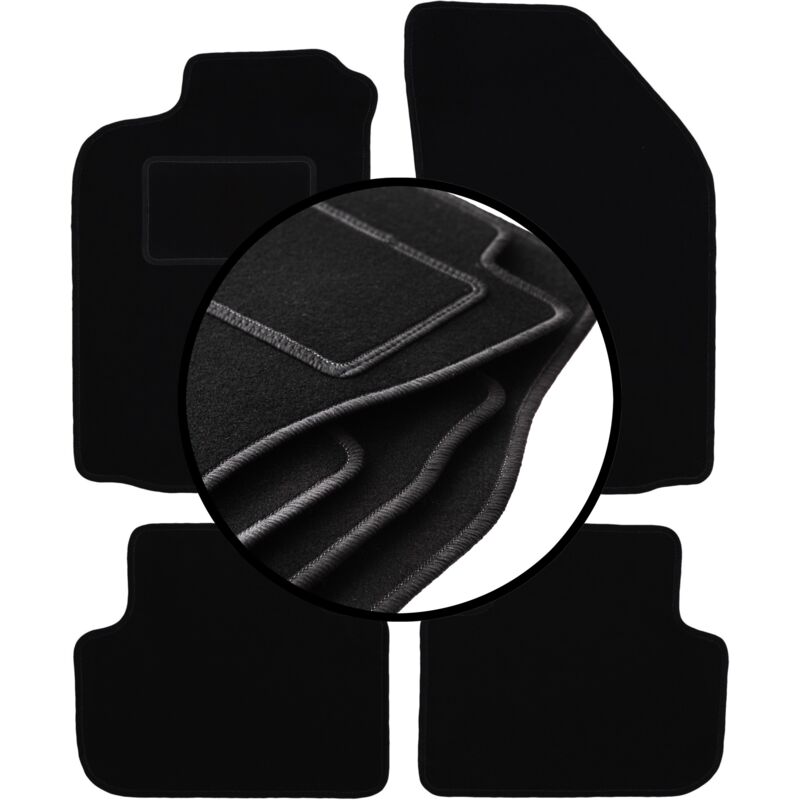 foto del prodotto set completo di tappetini in velluto per alfa romeo 147 hatchback 2000 2010 
