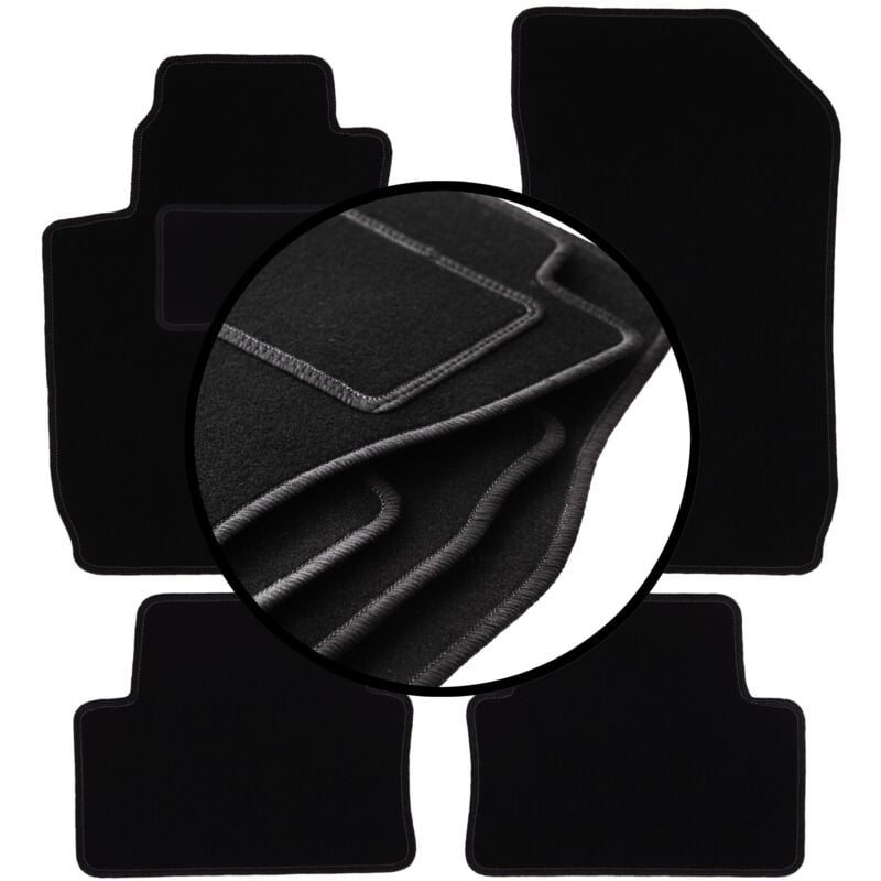 foto del prodotto set completo di tappetini in velluto per alfa romeo 159 berlina, station wagon, station wagon, sportwagon 2006 2011 
