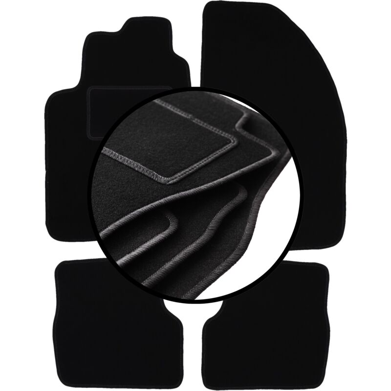 foto del prodotto set completo di tappetini in velluto per alfa romeo 166 berlina 1998 2009 