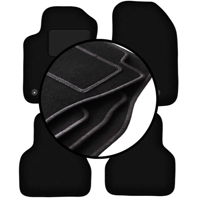 foto del prodotto set completo di tappetini in velluto per alfa romeo giulietta hatchback 2010 2020 