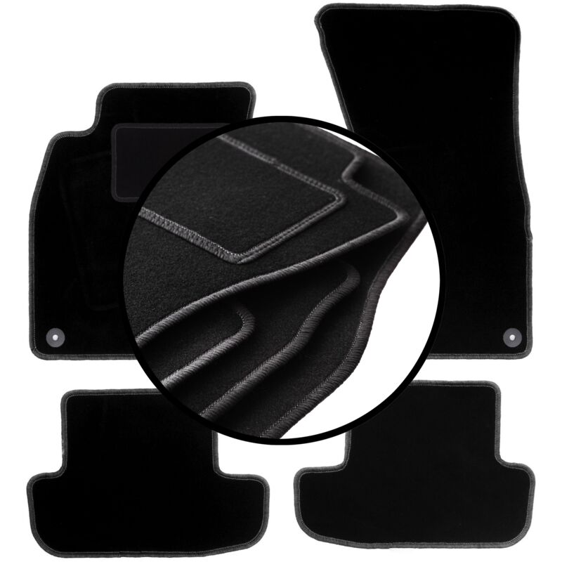 foto del prodotto set completo di tappetini in velluto per audi a5 8t coup 2008 2018 